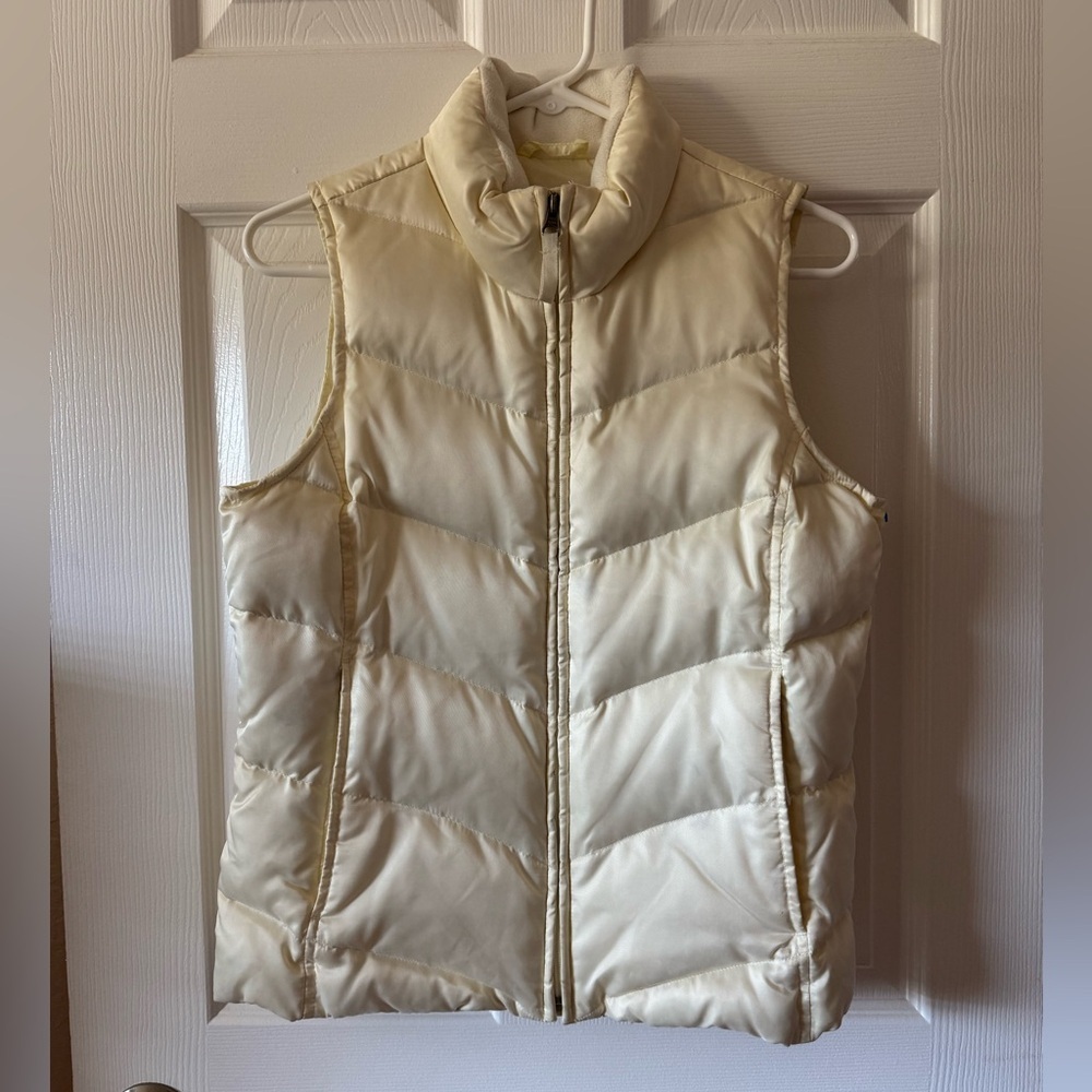 Eddie Bauer Quilted Goose Down Vest Size XS